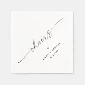 ミニマ結婚リスト応援カクテル スタンダードカクテルナプキン (正面)