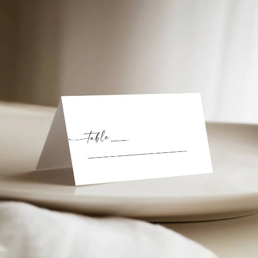 ミニマ結婚リスト折り座席表 プレイスカード