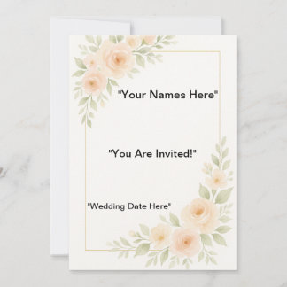 ミニマ結婚リスト文房具 招待状