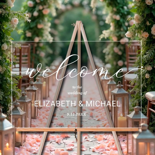 ミニマ結婚リスト歓迎 アクリルサイン