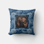 ミニマ結婚リスト記念日装飾用クッション クッション (正面)