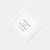 ミニマ結婚リスト スタンダードカクテルナプキン (角)