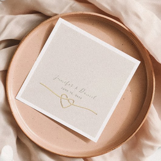 ミニマ結婚リスト スタンダードカクテルナプキン