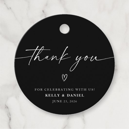 ミニマ結婚リスト フェイバータグ (正面)