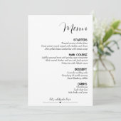 ミニマ結婚リスト メニュー (スタンド正面)