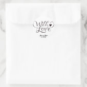 ミニマ結婚リスト ラウンドシール (バッグ)