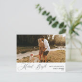 ミニマ結婚リ結婚したス新・明るいクリスマス ポストカード (スタンド正面)