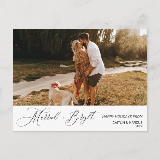 ミニマ結婚リ結婚したス新・明るいクリスマス ポストカード (正面)