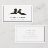 ミニマ縁どリスト |実在財産 |コンサルタント 名刺 (正面/裏面)