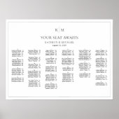 ミニマ縁ど結婚リストの座席 ポスター (正面)