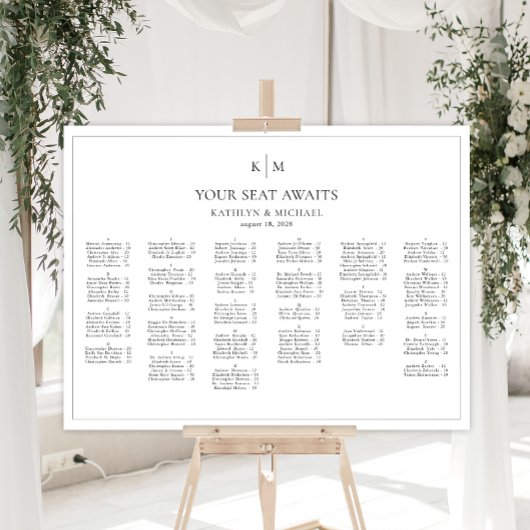 ミニマ縁ど結婚リストの座席 ポスター