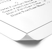 ミニマ縁ど結婚リストの座席 ポスター (角)