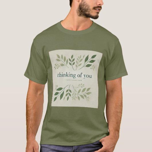 ミニマ考えリストのTシャツ男性へ Tシャツ (正面)