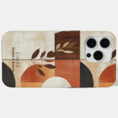 ミニマ自然リスト抽象芸術自然インスパイアフローラ Case-Mate iPhoneケース (裏面 (横))