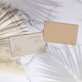 ミニマ自然リスト結婚フローラ座席表 プレイスカード