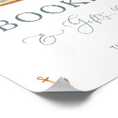 ミニマ航海のリストの帆船の本と贈り物 ポスター (角)