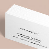 ミニマ連絡リストカードとモダンフォント名 コーリングカード