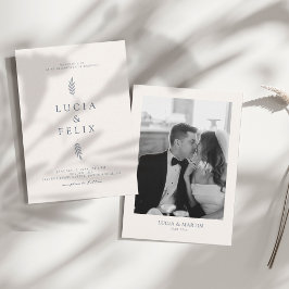 ミニマ離れリムの写真結婚の詳細 招待状