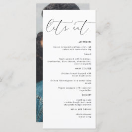 ミニマ食べリストのディナー結婚・メニューへ