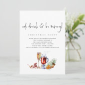 ミニマ食べリストドリンクメリークリスマスパーティー 招待状 (スタンド正面)