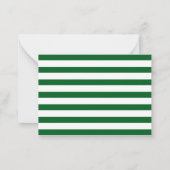 ミニミニマリストクラシックのメリークリスマスカード ノートカード (裏面)