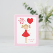 ミニミーガールクラスバレンタインカード シーズンポストカード (スタンド正面)