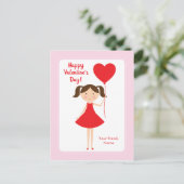 ミニミーガールクラスバレンタインカード シーズンポストカード (スタンド正面)