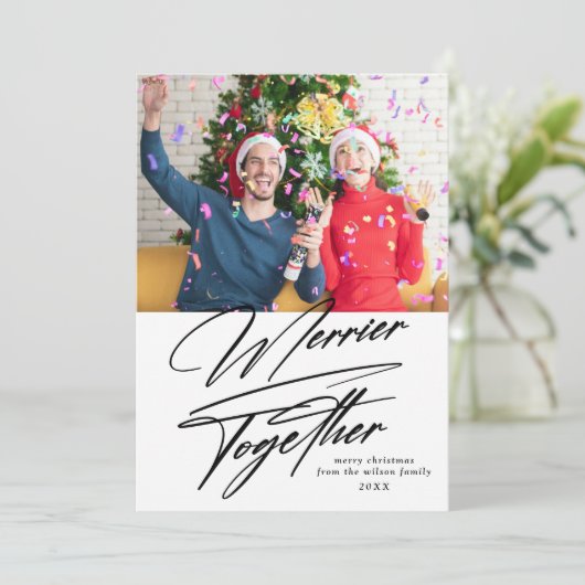 ミニメリーマリズムの写真家のクリスマス シーズンカード (スタンド正面)