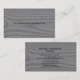 ミニモダンマフェイクリ素朴ストウッドグエレガントレー 名刺