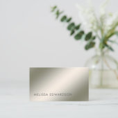 ミニモダンマリスト発光銀プロフェッショナル 名刺 (スタンド正面)