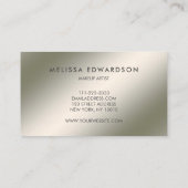 ミニモダンマリスト発光銀プロフェッショナル 名刺 (裏面)