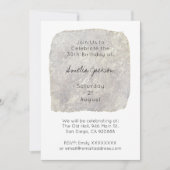 ミニモダンマリスト30歳の誕生日招待状 招待状 (正面)