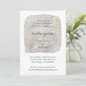 ミニモダンマリスト30歳の誕生日招待状 招待状 (スタンド正面)