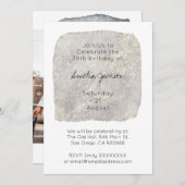 ミニモダンマリスト30歳の誕生日招待状 招待状 (正面/裏面)