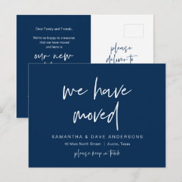 ミニモダンマリスト、引っ越し、発表 ポストカード