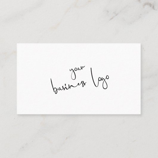 ミニモダンマリズムの感謝してい黒の秩序 名刺 (裏面)