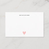 ミニモダンマリズム金ゴールドとティール(緑がかった色)感謝していの秩序 名刺 (裏面)