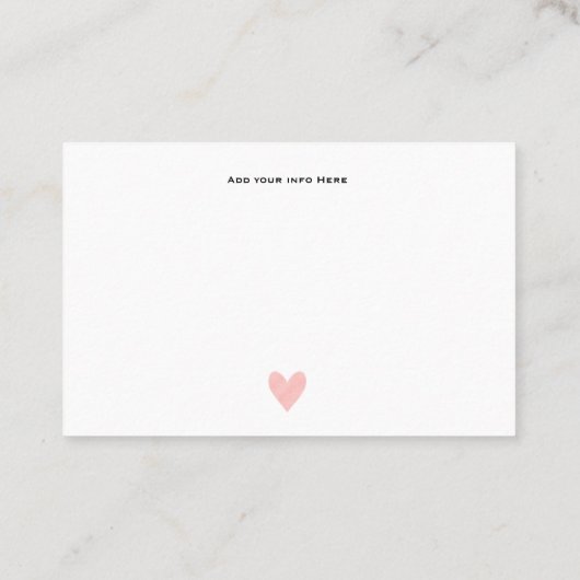 ミニモダンマリズム金ゴールドとティール（緑がかった色）感謝していの秩序 名刺 (裏面)