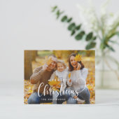 ミニモダンマリメリースの家族写真 ポストカード (スタンド正面)