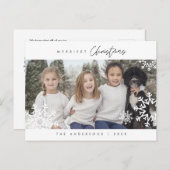 ミニモダンマリメリースの家族写真 ポストカード (正面/裏面)