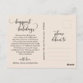 ミニモダンマリメリースの家族写真 ポストカード (裏面)