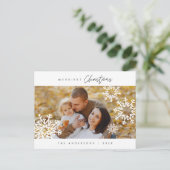 ミニモダンマリメリースの家族写真 ポストカード (スタンド正面)