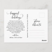 ミニモダンマリメリースの家族写真 ポストカード (裏面)