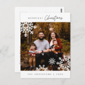 ミニモダンマリメリースの家族写真 ポストカード (正面/裏面)