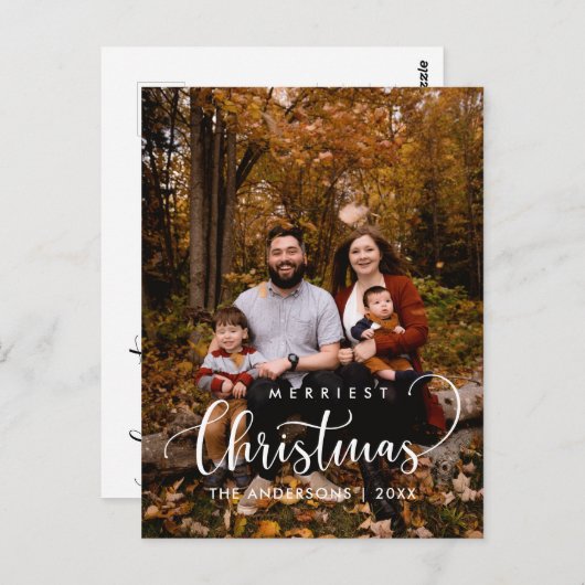 ミニモダンマリメリースの家族写真 ポストカード (正面/裏面)