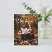 ミニモダンマリメリースの家族写真 ポストカード (スタンド正面)