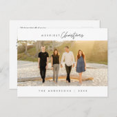 ミニモダンマリメリースファミリ  ポストカード (正面/裏面)