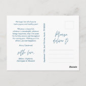 ミニモダンマリメリース・ファミリー・ポスト ポストカード (裏面)