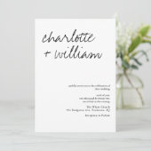 ミニモダンマ素朴リス結婚ト 招待状 (スタンド正面)