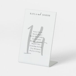 ミニモダンマ結婚リスト表14 台座サイン